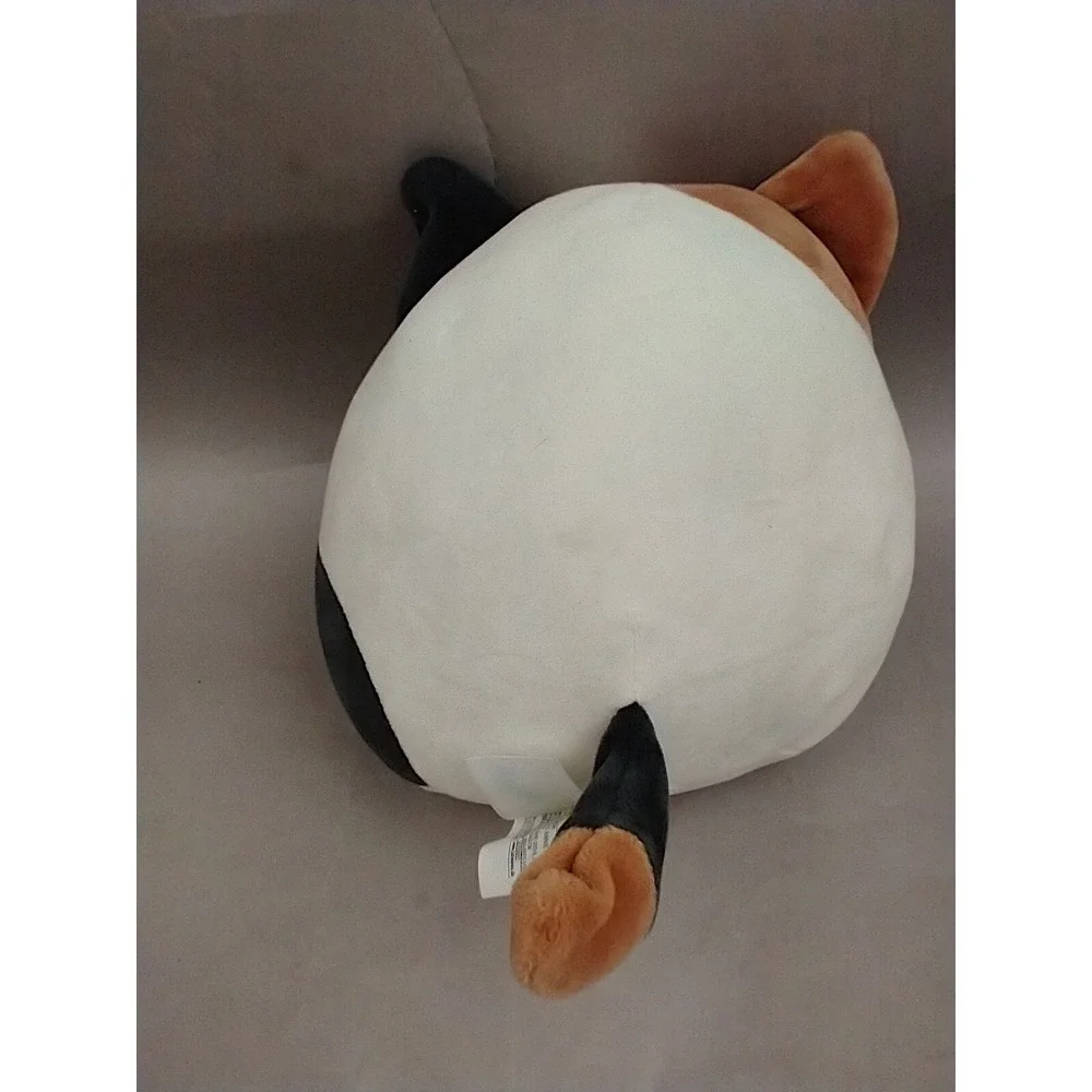 Squishmallows Cam the Calico Cat Plush Unisex 8 Inch White Black Brown Cat